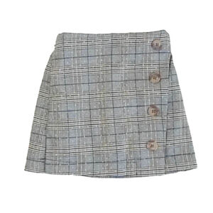 Kidpik Girls Navy Plaid Skirt size: 4T